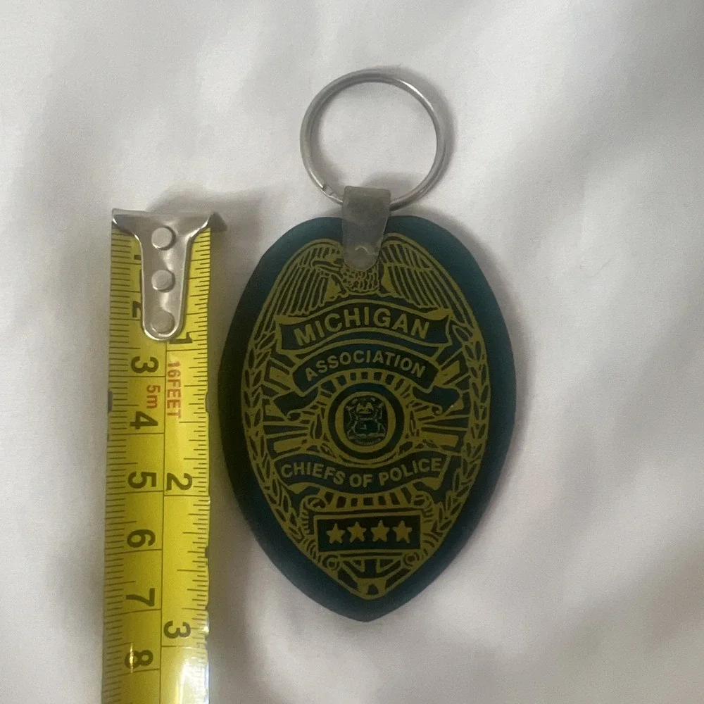 Michigan Association Chiefs of‎ Police Keychain Rubber Speeding Gets You Nowhere